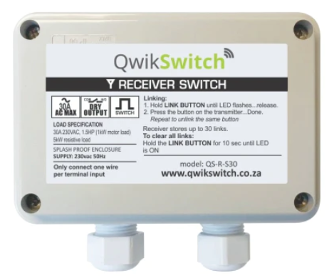 QwikSwitch 30A Relay Boxed