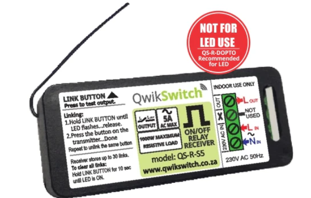 QwikSwitch- 5A ON/OFF Relay